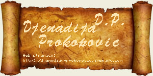 Đenadija Prokopović vizit kartica